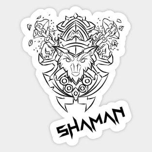 Shaman Crest Sticker